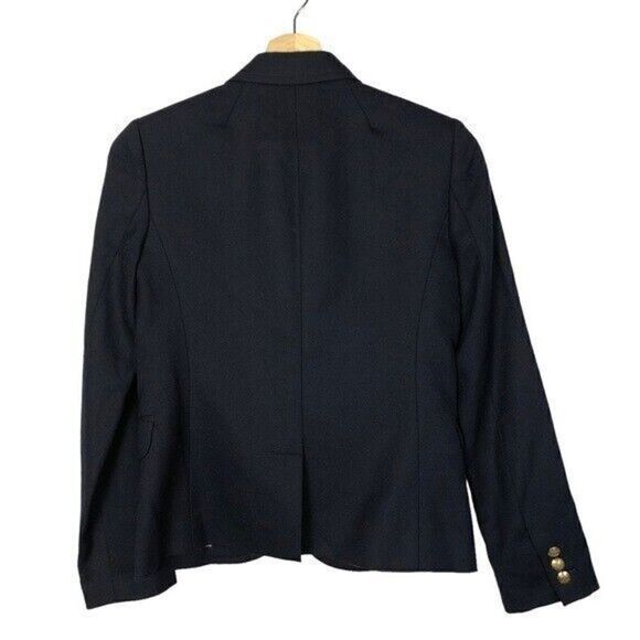 J. Crew Navy Blue Schoolboy Wool Blazer 00 - Picture 3 of 4